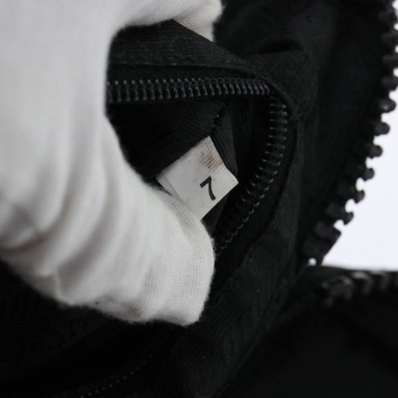 PRADA Vanity Cosmetic Pouch Nylon Black Auth bs8176 - Picture 11 of 16